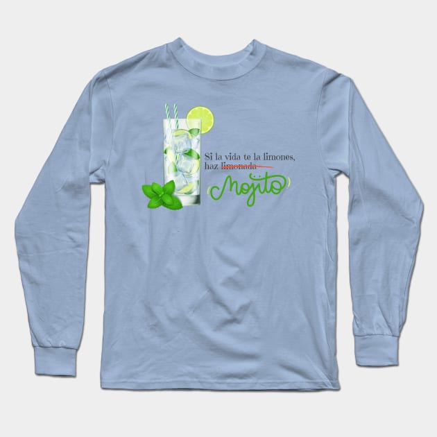 Si la vida te da limones, haz MOJITO Long Sleeve T-Shirt by FreeSoulLab